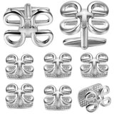 Metal Bowknot Tuxedo Cufflinks and Studs Set with Jewelry Box