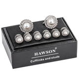 HAWSON's Tuxedo Shirt 8Pc Cufflink Set
