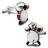 Brown Violin Cuff Links for Men