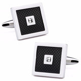 Crystal Cufflinks for Men Wedding Shirt Accessories Cuff Button