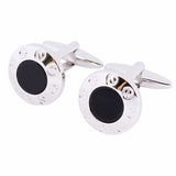Natural Stone Cufflinks Top Brass Male Suit Cuff Links