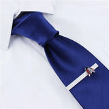 Red Animal Beetle Tie Clips for Mens Crystal Tie Pin Necktie Clasp