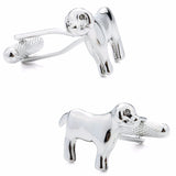 Rhodium Funny Cufflinks for Men Classic Metal French Shirt Cuff Button