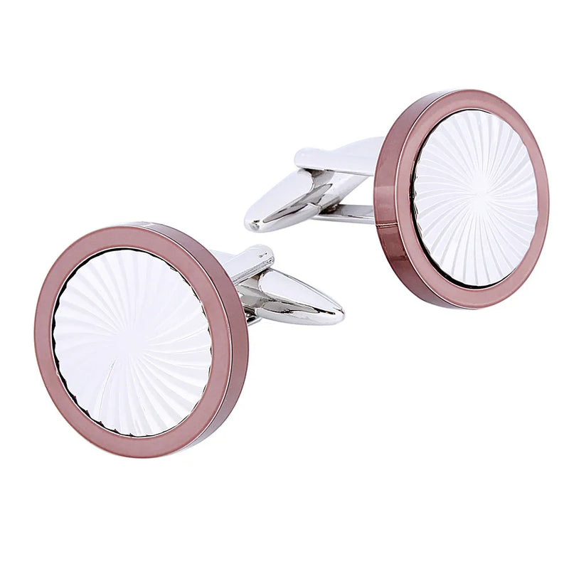4 Colors Metal Cufflinks for Men Wedding French Shirts