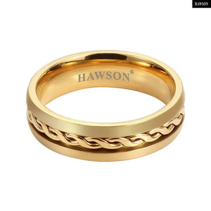 Men's Tie Ring Cufflinks Metal Wedding Jewelry
