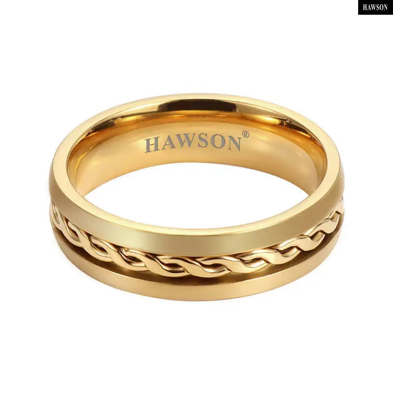 Men's Tie Ring Cufflinks Metal Wedding Jewelry