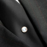 Mother of Pearl Tie Buckle Men's Bracelet with Chain