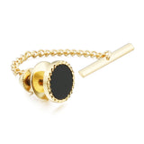 Mother of Pearl Tie Buckle Men's Bracelet with Chain