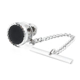 Mother of Pearl Tie Buckle Men's Bracelet with Chain