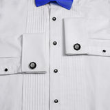 Faceted Stone Tuxedo Shirt Stud Set Cufflinks 8PCS
