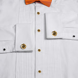 Faceted Stone Tuxedo Shirt Stud Set Cufflinks 8PCS