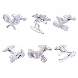 HAWSOW Classic Metal Cufflinks for Men French Shirt High Party