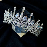Zircon Bride Tiara Wedding Crown Crystal Headband
