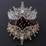 Baroque Wedding Crown Crystal Bridal Tiaras Bride Hair Accessories
