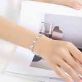 HB37 Classic Silver Bracelet Jewelry Bangle for Girl