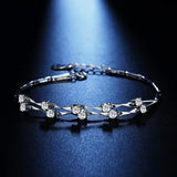HB37 Classic Silver Bracelet Jewelry Bangle for Girl