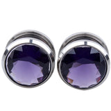 Stainless Steel Double Loop Twist Stud Earrings