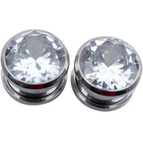 Stainless Steel Double Loop Twist Stud Earrings