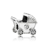 925 Sterling Silver Chinese Charms Heart Collection for Jewelry Making