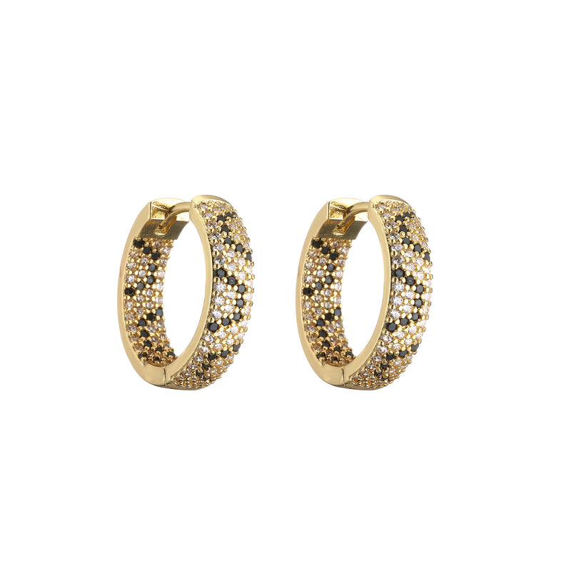 HECHENG,CZ Crystal Snakeskin Hoop Earrings Women Small Hoop Earrings VE477