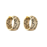 HECHENG,CZ Crystal Snakeskin Hoop Earrings Women Small Hoop Earrings VE477