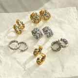 HECHENG,CZ Crystal Snakeskin Hoop Earrings Women Small Hoop Earrings VE477
