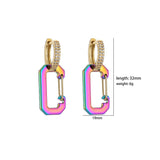 Geometric Hanging Earrings Trend Ear Stud Pendant Dangle Accessori