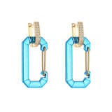 Geometric Hanging Earrings Trend Ear Stud Pendant Dangle Accessori