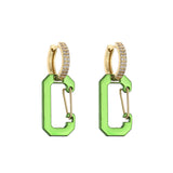 Geometric Hanging Earrings Trend Ear Stud Pendant Dangle Accessori
