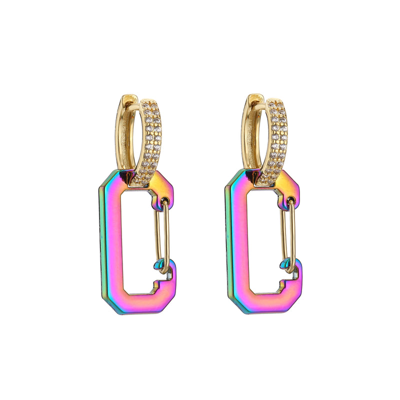 Geometric Hanging Earrings Trend Ear Stud Pendant Dangle Accessori
