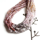 HEJI 2.5-2.8mm Natural Tiny Cubes 7in Loose Seed Beads