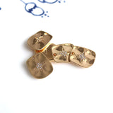 4 pcs cz stone clover flower charms for DIY jewelry making