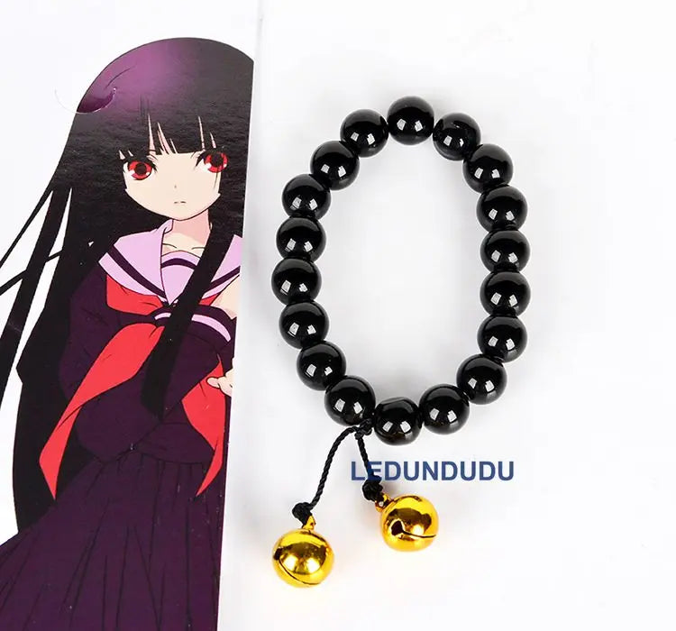 Hell Girl Enma Ai Cosplay Bracelets Bead Chains Collectible Scarecrow Props