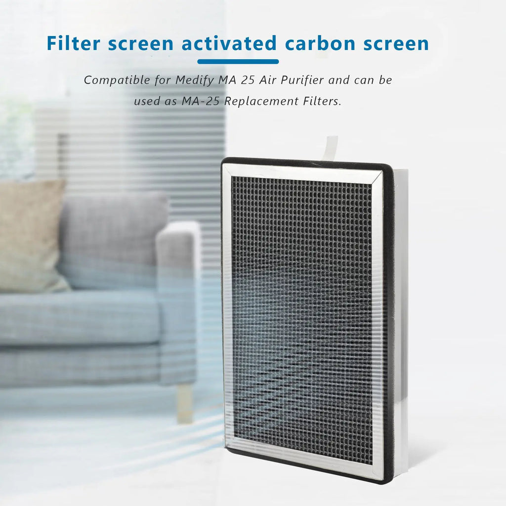 2-Pack HEPA Filter Replacement for MA-25 Air Purifier - True HEPA H13 Filter