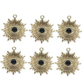 10pcs Eye Sun Charms Pendants for DIY Jewelry Making