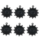 10pcs Eye Sun Charms Pendants for DIY Jewelry Making