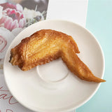 5pcs Mixed Style Chicken Leg Wings Pendant DIY Keychain Decoration
