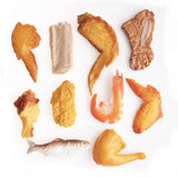 5pcs Mixed Style Chicken Leg Wings Pendant DIY Keychain Decoration