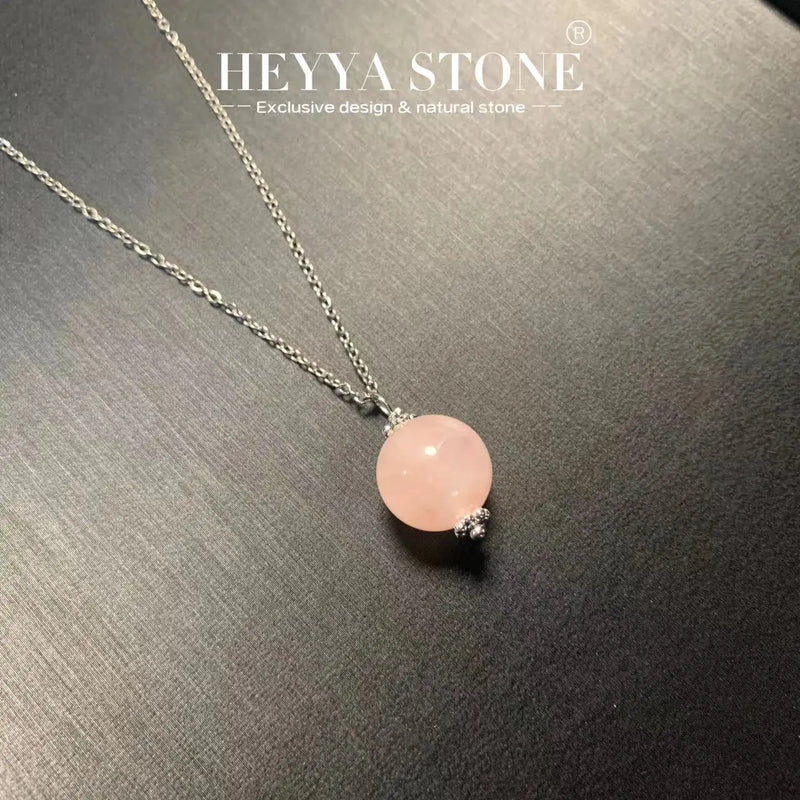 Rose Quartz Drop Earrings 925 Sterling Silver Gemstone Jewelry