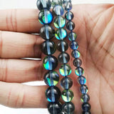 Labradorite Stone Beads 6/8/10MM 15'' Round Loose Beads for Bracelet DIY