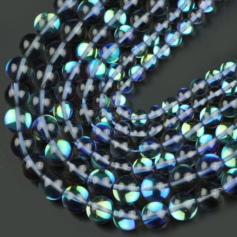 Labradorite Stone Beads 6/8/10MM 15'' Round Loose Beads for Bracelet DIY