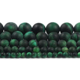 Matte Green Purple Tiger's Eye Round Beads 4/6/8/10/12MM