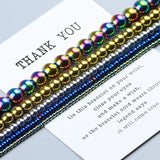 Hematite Beads Natural Stone 2/3/4/6/8/10mm Plated Loose Beads