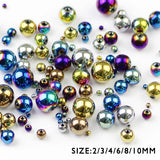 Hematite Beads Natural Stone 2/3/4/6/8/10mm Plated Loose Beads