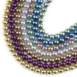 Hematite Beads Natural Stone 2/3/4/6/8/10mm Plated Loose Beads