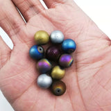 Matte Hematite Beads 2/3/4/6/8/10mm Plating Loose Spacer Beads