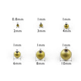 Matte Hematite Beads 2/3/4/6/8/10mm Plating Loose Spacer Beads