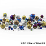 Matte Hematite Beads 2/3/4/6/8/10mm Plating Loose Spacer Beads