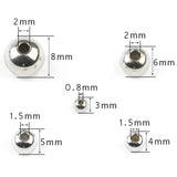 Stainless Steel Spacer Round Ball Metal Beads 3/4/5/6/8MM Jewelry DIY Finding