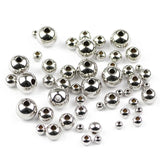 Stainless Steel Spacer Round Ball Metal Beads 3/4/5/6/8MM Jewelry DIY Finding